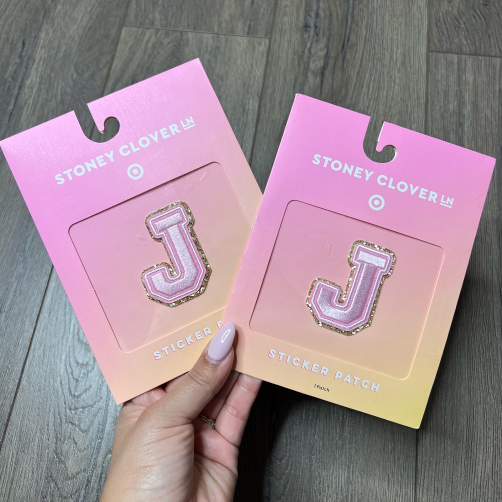 Stoney Clover letter J patch